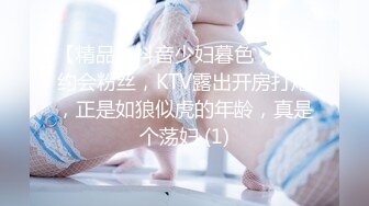 【精品】抖音少妇暮色，浓妆约会粉丝，KTV露出开房打炮，正是如狼似虎的年龄，真是个荡妇 (1)