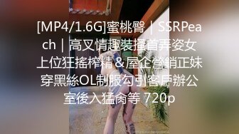 [MP4/1.6G]蜜桃臀｜SSRPeach｜高叉情趣裝搔首弄姿女上位狂搖榨精＆屋企營銷正妹穿黑絲OL制服勾引客戶辦公室後入猛肏等 720p