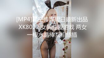 [MP4]星空传媒周日最新出品 XK8022 女同性爱游戏 两女一根水晶棒互相插插