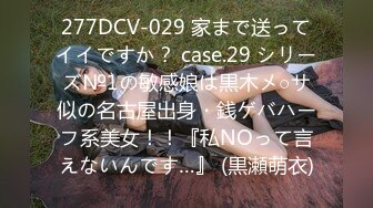 277DCV-029 家まで送ってイイですか？ case.29 シリーズ№1の敏感娘は黒木メ○サ似の名古屋出身・銭ゲバハーフ系美女！！『私NOって言えないんです…』 (黒瀬萌衣)