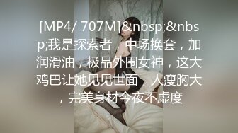 [MP4/ 707M]&nbsp;&nbsp;我是探索者，中场换套，加润滑油，极品外围女神，这大鸡巴让她见见世面，人瘦胸大，完美身材今夜不虚度