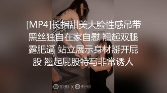 [MP4]长相甜美大脸性感吊带黑丝独自在家自慰 翘起双腿露肥逼 站立展示身材掰开屁股 翘起屁股特写非常诱人